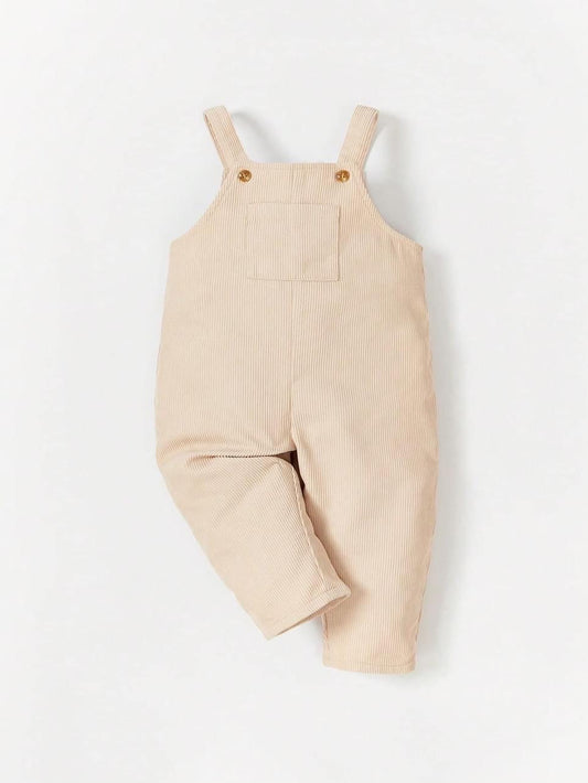 Baby Button Detail Overall Jumpsuit