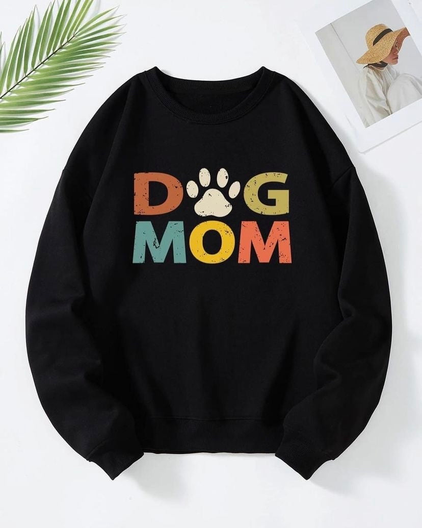 Women’s LUNE Paw & Letter Graphic Thermal Pullover