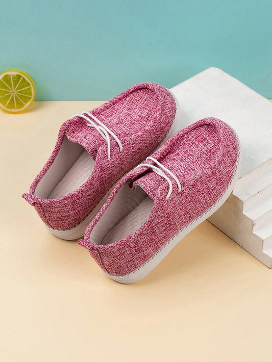 Children’s Hot Pink Casual Slip On Shoes