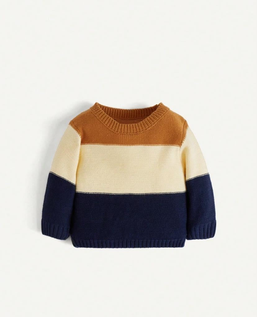 Baby Boys Casual Striped Sweater